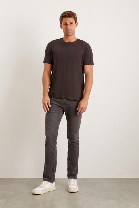 Burton Slim Fit Dark Grey Jeans 1