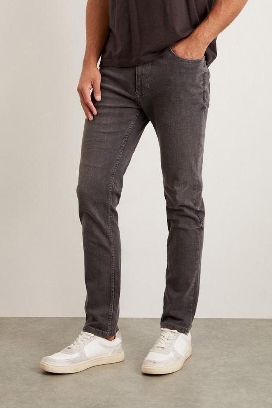 Burton Slim Fit Dark Grey Jeans 2
