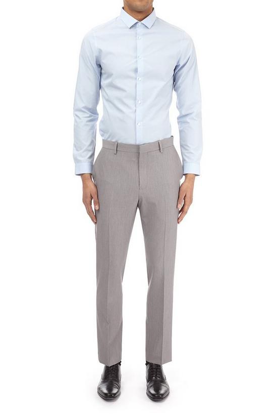 Burton Grey Marl Essential Muscle Suit Trouser 1