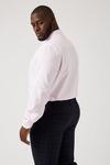 Burton Plus and Tall Tailored Fit Pink Puppytooth Shirt thumbnail 3
