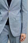 Burton Tailored Fit Blue Chambray Blazer thumbnail 6