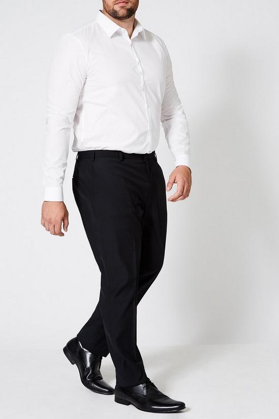Burton Plus and Tall White Skinny Fit Essential Shirt 2