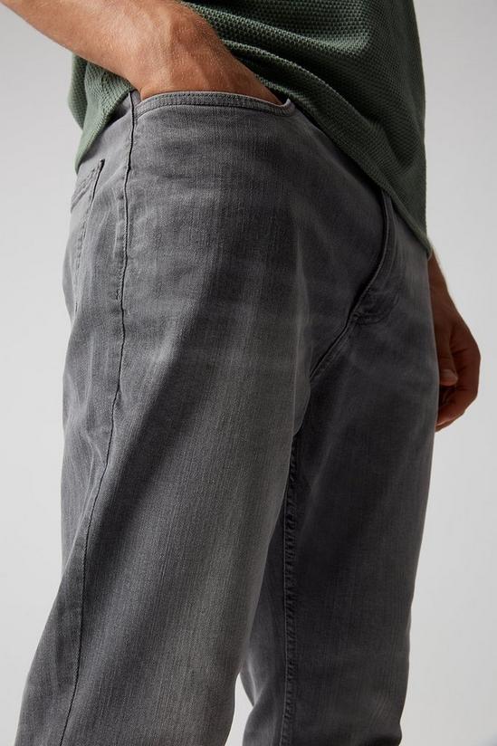 Burton Vintage Straight Clean Grey Jeans 4
