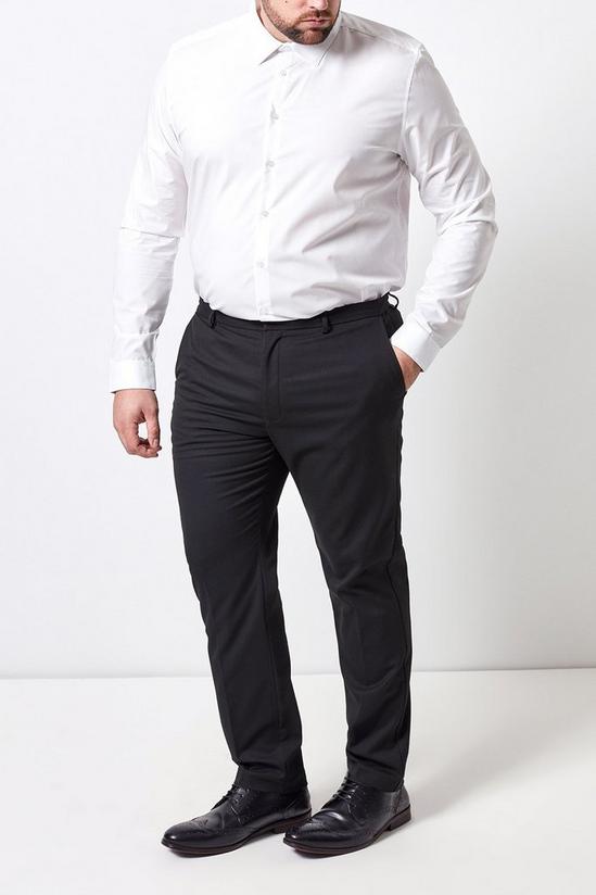 Burton Plus and Tall White Slim Fit Essential Shirt 2