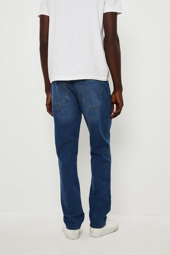 Burton Straight Leg Mid Wash Jeans 3