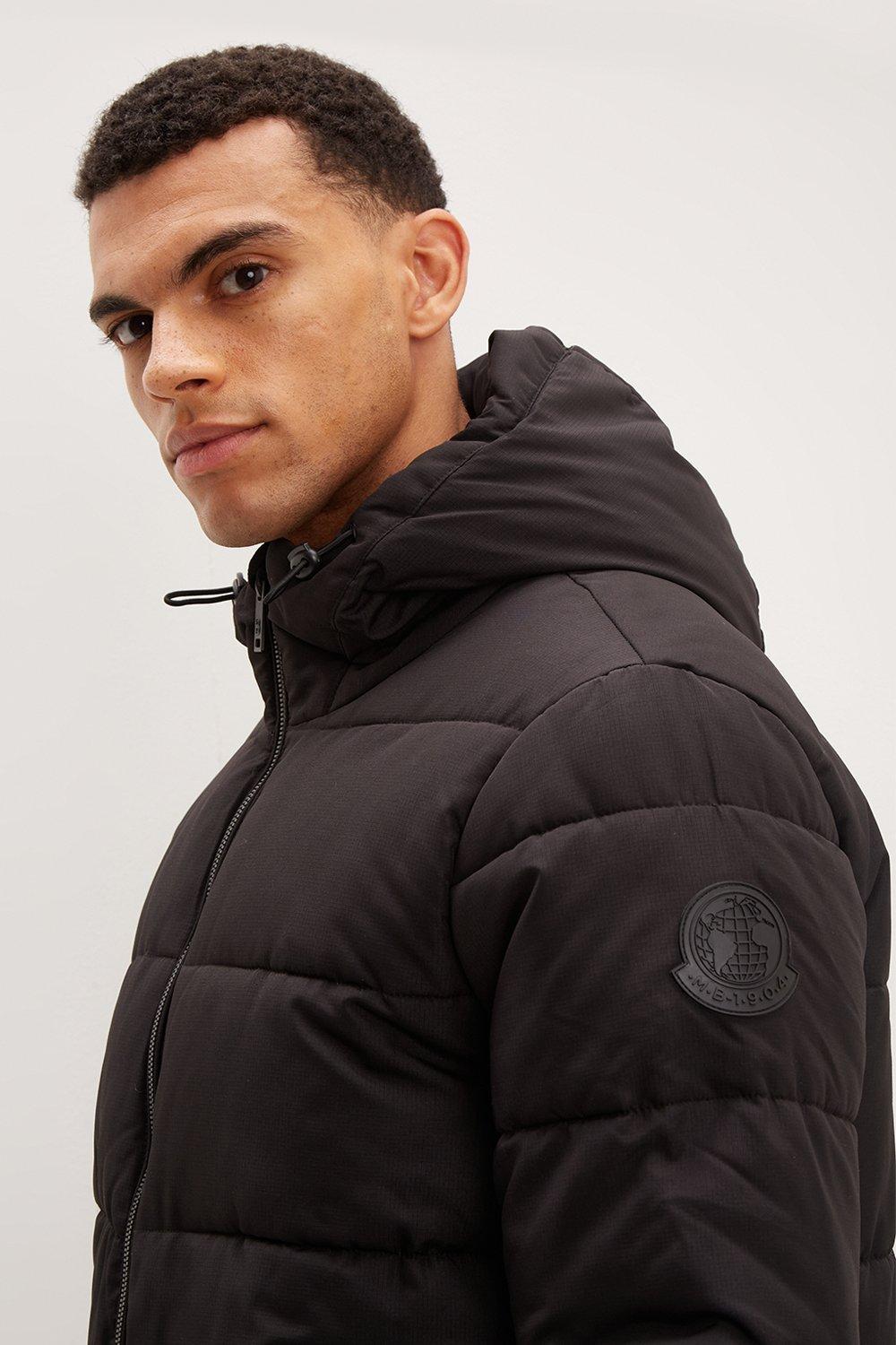 Burton menswear puffer store jacket in black