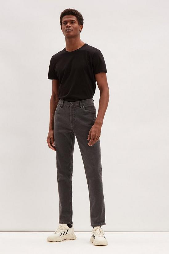 Burton Slim Fit Dark Grey Jeans 1