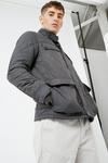 Burton Charcoal Quilted Jacket thumbnail 1