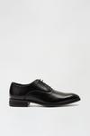 Burton Black Leather Look Oxford Shoes thumbnail 1
