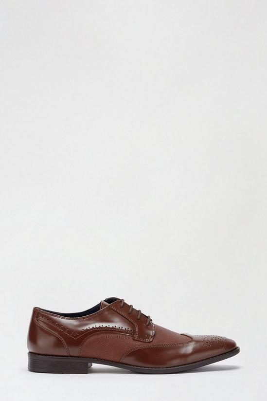 Burton Brown Leather Brogue Shoes 1