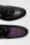 Burton Black Leather Look Tassel Loafers thumbnail 4