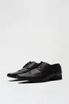Burton Black Leather Look Brogue Shoes thumbnail 2
