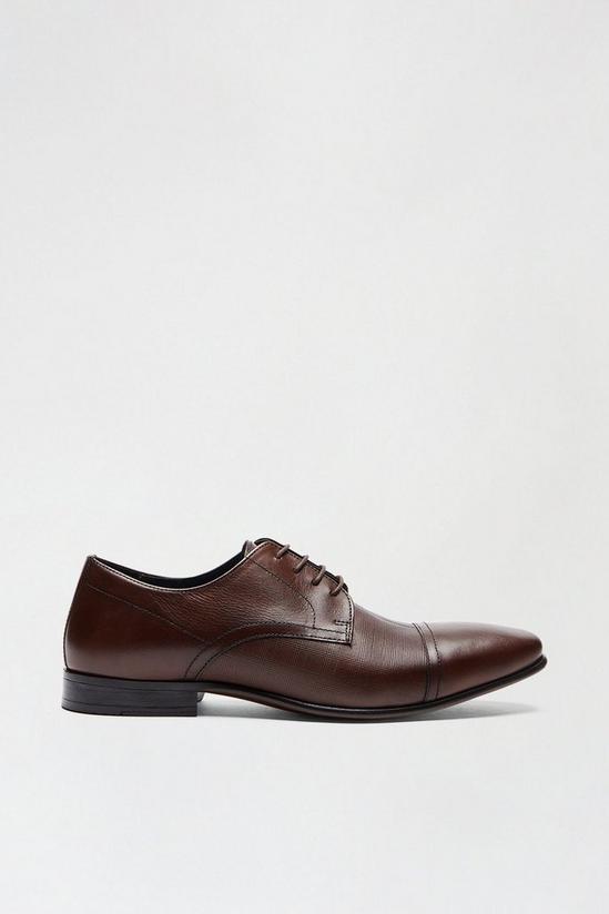 Burton Brown Leather Derby Shoes 1