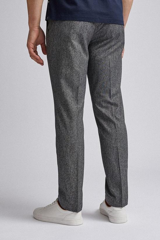 Burton Slim Charcoal Texture Trousers 4