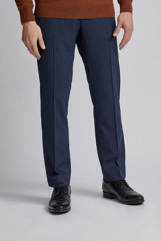 Burton Denim Blue Stripe Tailored Fit Trousers 3