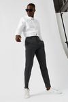 Burton Slim Grey Polyester Trousers thumbnail 1
