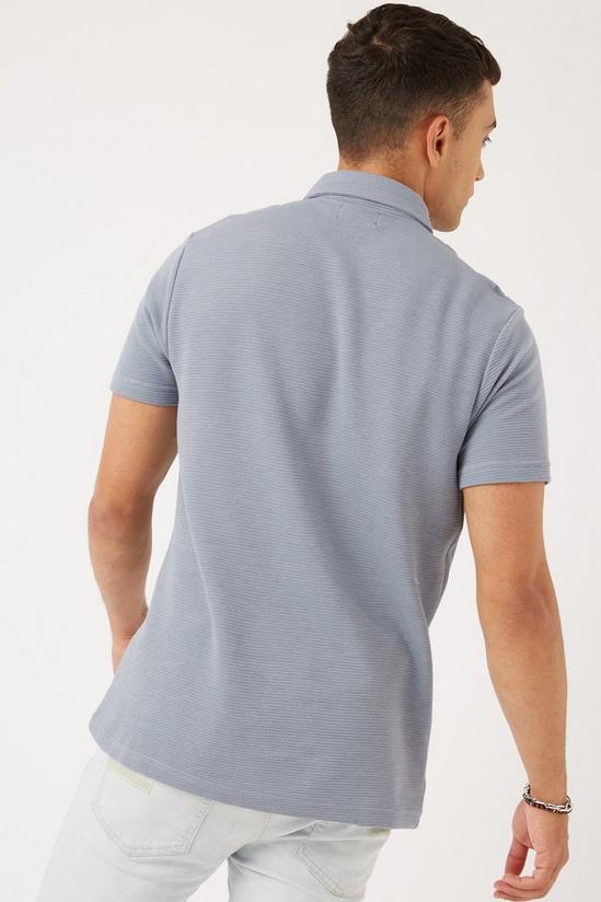 Burton Textured Zip Polo Shirt 3