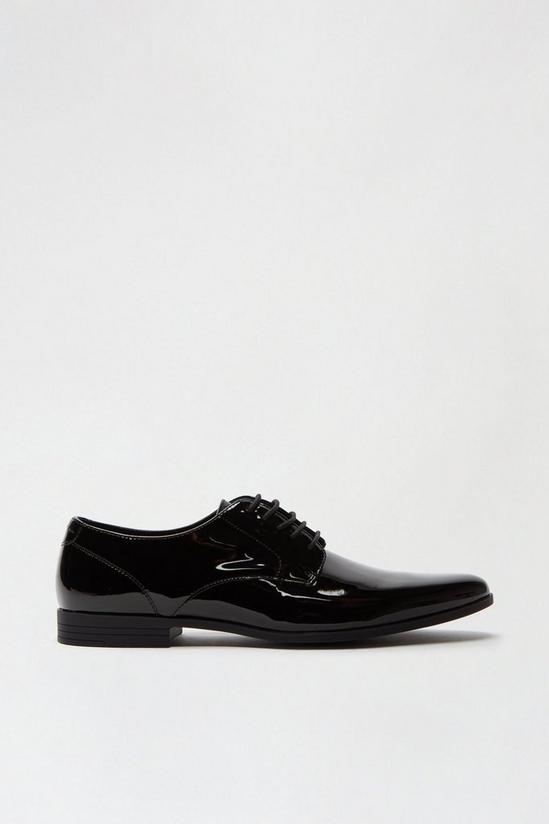 Burton Black Patent Formal Derby Shoes 1