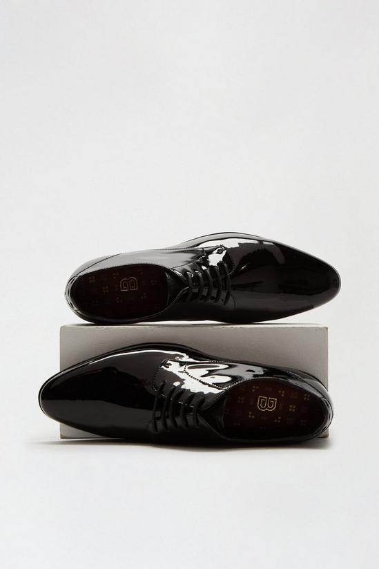 Burton Black Patent Formal Derby Shoes 3