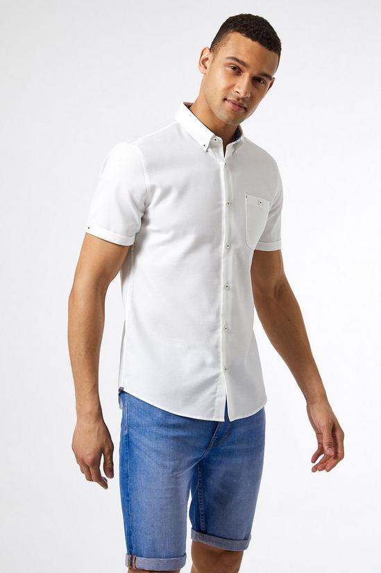 Burton White Double Pocket Shirt 1