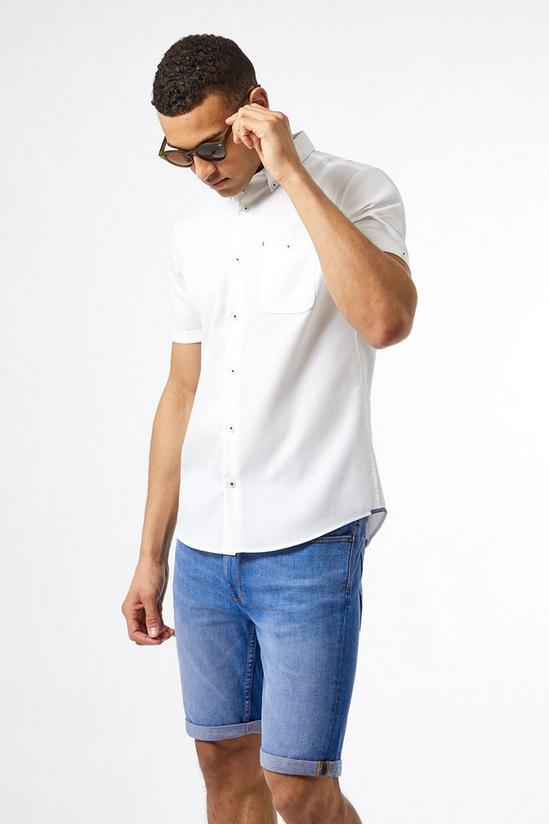 Burton White Double Pocket Shirt 3