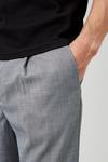 Burton Tapered Chambray Texture Trousers thumbnail 4