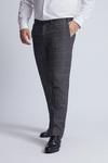 Burton Plus and Tall Slim Grey Pow Chceck Suit Trouser thumbnail 1