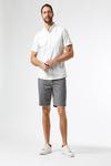 Burton Mid Grey Chino Shorts with Cotton thumbnail 1