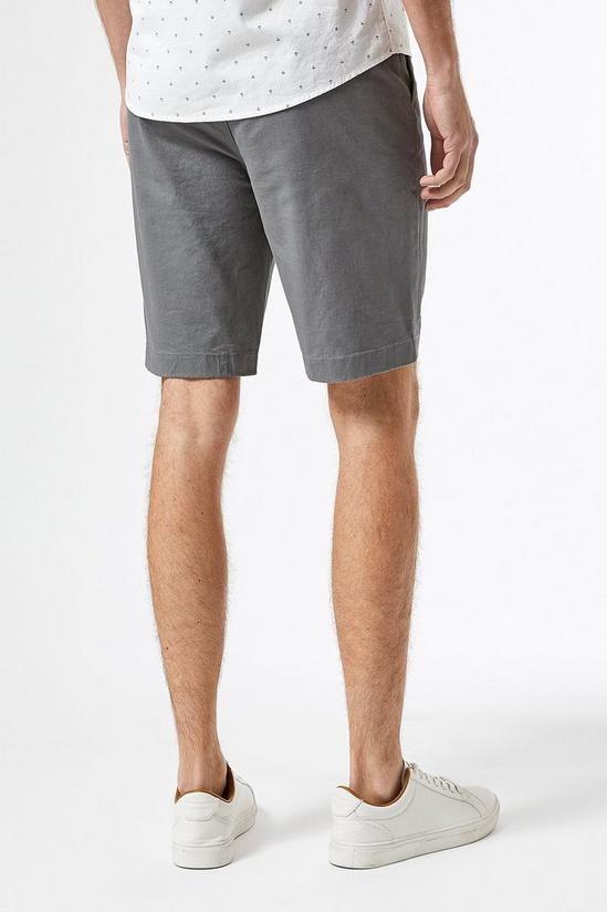 Burton Mid Grey Chino Shorts with Cotton 4