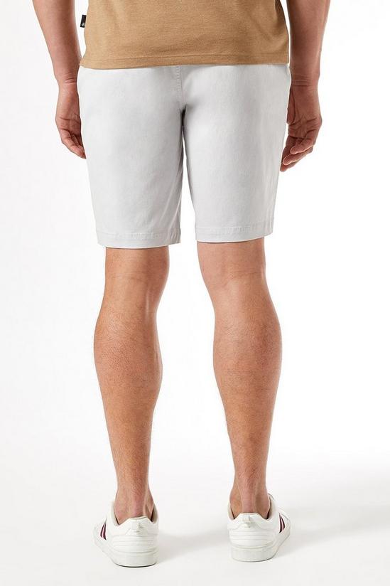 Burton Light Grey Chino Shorts 4