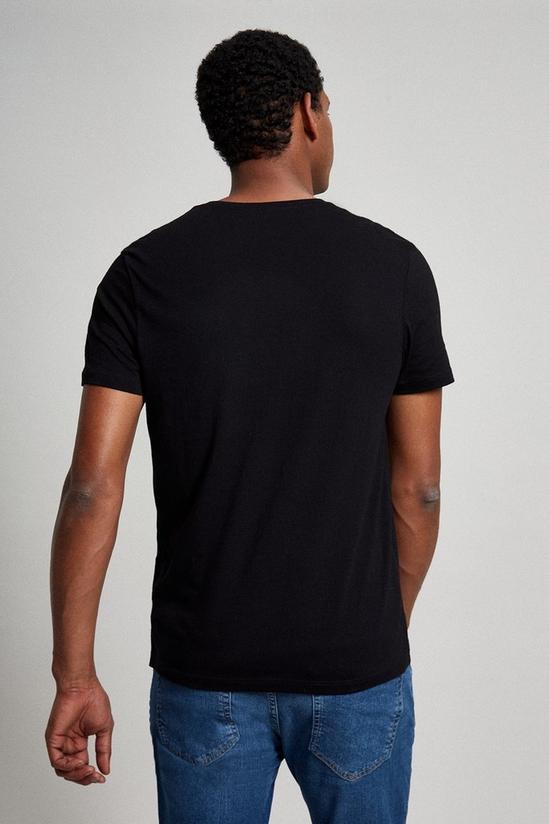 Burton Black Vee Neck T-Shirt 3