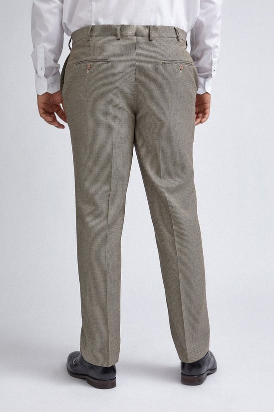 Burton Plus And Tall Skinny Neutral Puppytooth Trouser 4