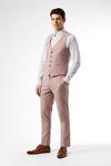Burton Plus and Tall Pink Skinny Fit Suit Trousers thumbnail 1