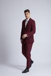 Burton Plus and Tall Wine Stretch Suit Jacket thumbnail 1