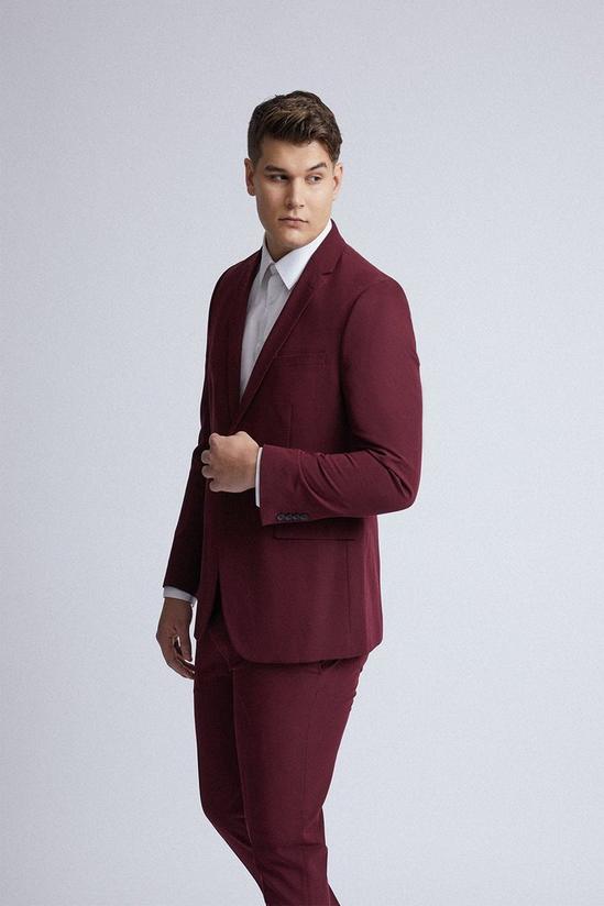 Burton Plus and Tall Wine Stretch Suit Jacket 4