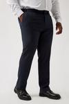 Burton Plus And Tall Navy Slim Fit Stretch Trousers thumbnail 2
