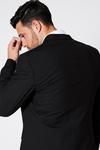Burton Plus and Tall Tailored Black Stretch Suit Blazer thumbnail 4