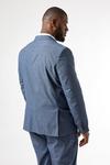 Burton Plus and Tall Blue Jaspe Check Suit Jacket thumbnail 4