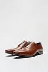 Burton Tan Leather Oxford Shoes thumbnail 2