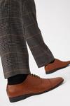 Burton Brown PU Leather Look Formal Oxford Shoes thumbnail 4