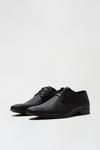 Burton Black Leather Look Formal Derby Shoes thumbnail 2