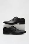 Burton Black Leather Look Formal Derby Shoes thumbnail 3