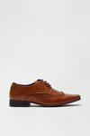 Burton Brown Leather Look Brogue Shoes thumbnail 1
