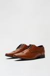 Burton Brown Leather Look Brogue Shoes thumbnail 2