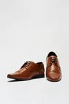 Burton Brown Leather Look Brogue Shoes thumbnail 3