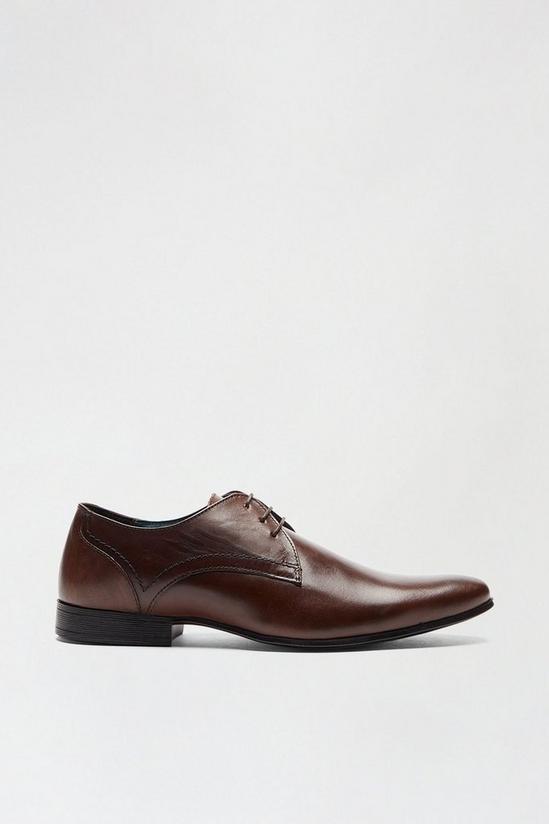 Burton Brown Leather Derby Shoes 1