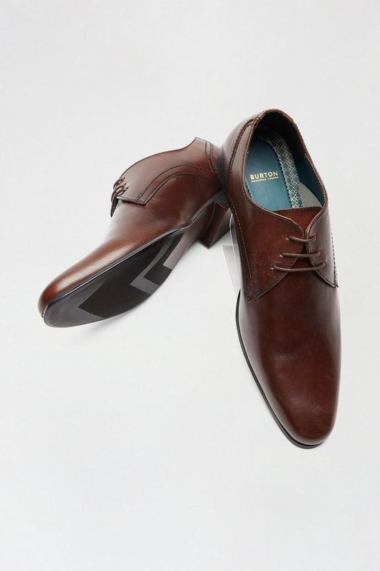 Burton Brown Leather Derby Shoes 3