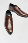 Burton Brown Leather Derby Shoes thumbnail 4