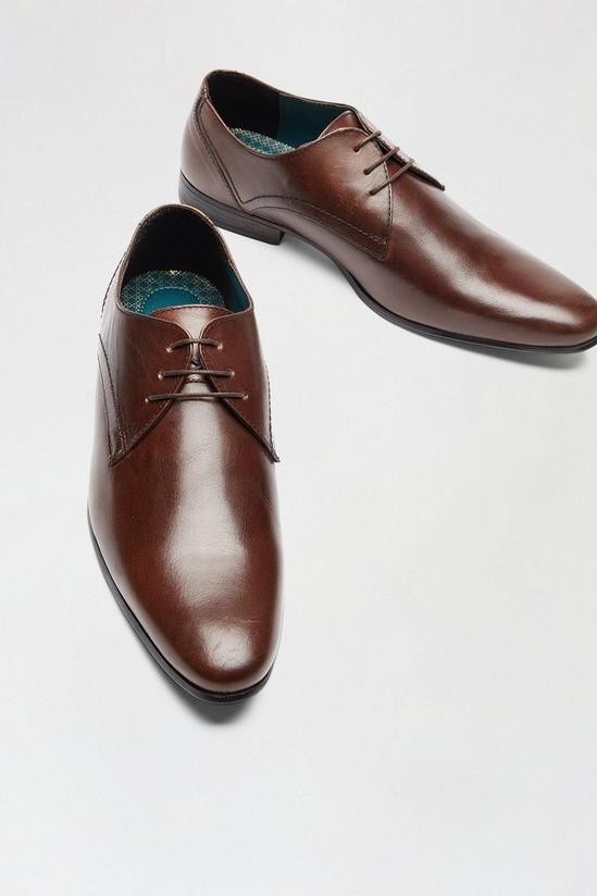 Burton Brown Leather Derby Shoes 4