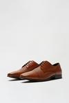 Burton Tan Leather Derby Shoes thumbnail 2